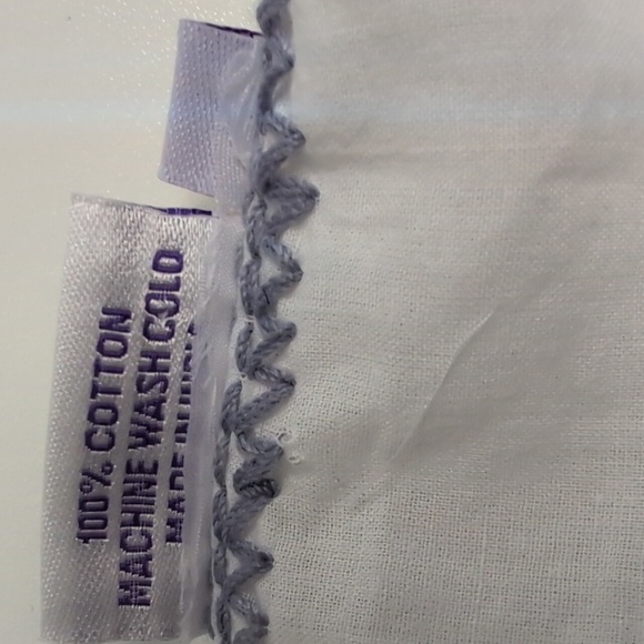 Sevya Hand Embroidered White/ Lilac Tunic NWOT SIze S - Picture 10 of 10